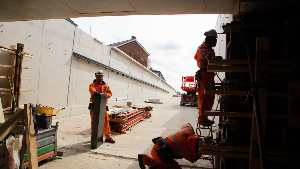 Laatste loodjes voor bouw Hilversumse tunnel: na twee jaar nu zo goed als klaar