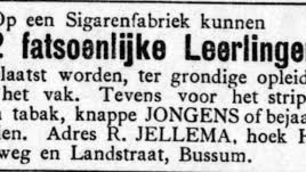 Vandaag exact 118 jaar geleden: wilde staking in Bussum om ontslagen collega