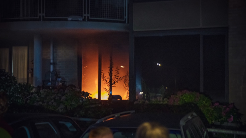 Brand in aanleunwoning in Hilversum Buren tijdelijk het huis uit