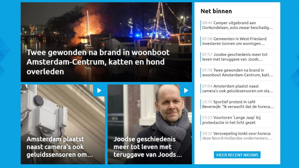 Nieuw op nhnieuws.nl: 'Mijn regio' en 'net binnen'