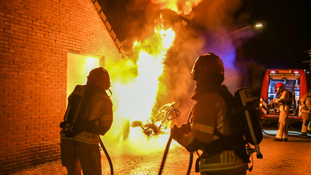 Vier brandstichtingen kort na elkaar in Hilversum, man aangehouden
