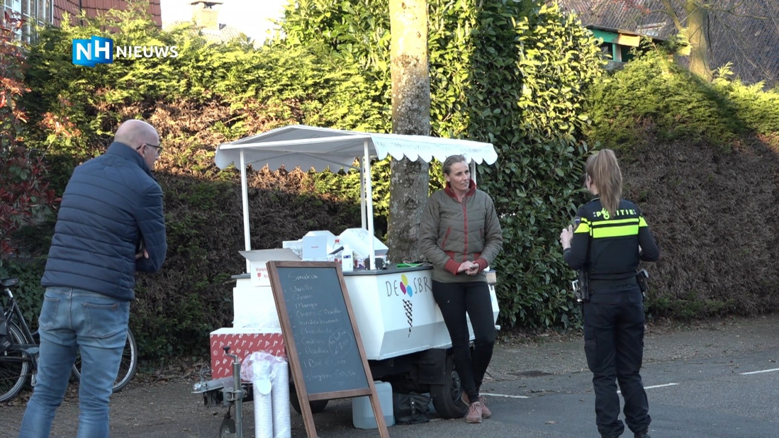Goedbedoeld Bussums steuntje in de rug snel afgelopen: plots staan er agenten op de stoep