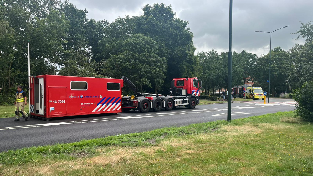 Brandweer ter plaatse