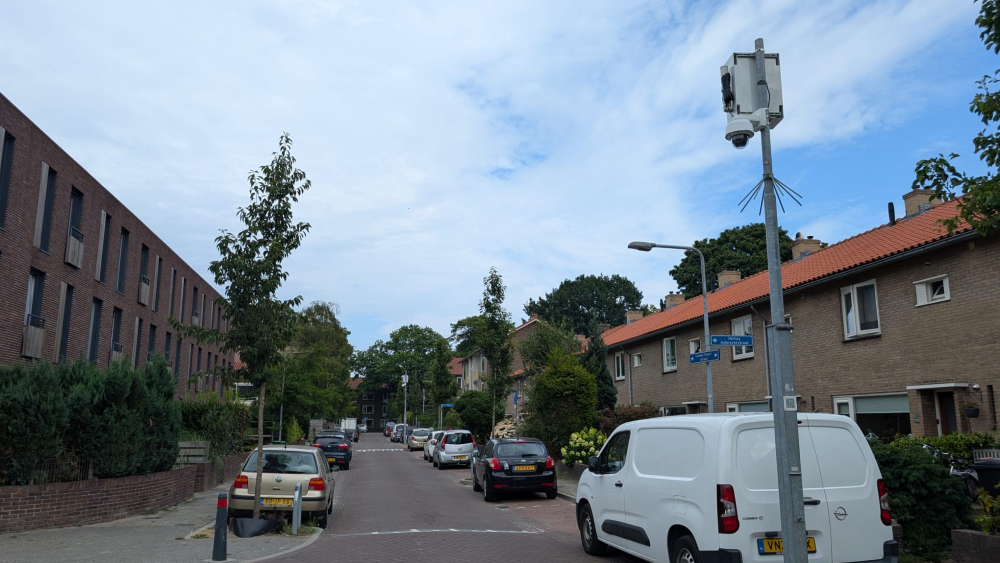 De camera´s in de Comes Oolenstraat