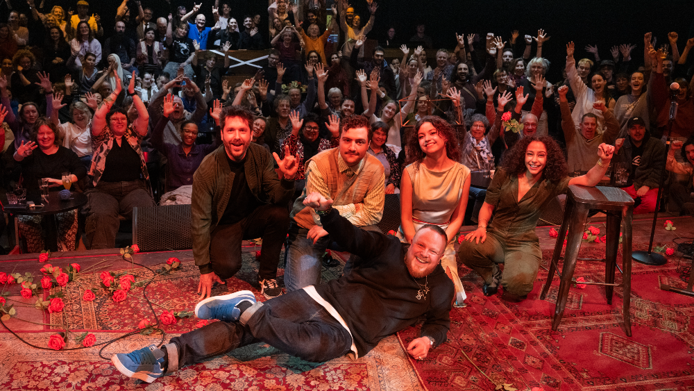 De finalisten met rechts Maria Farag