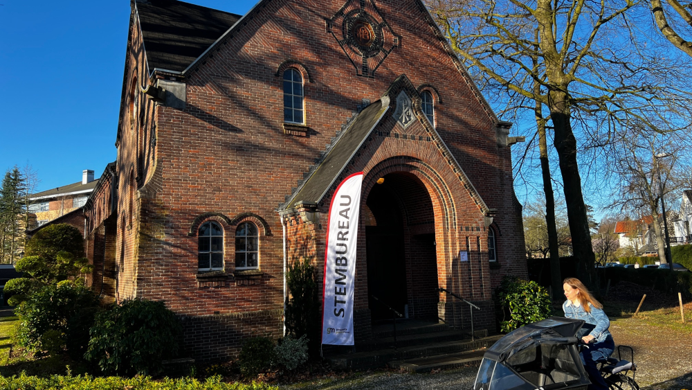 De Majellakapel waar Anna Jonkheer haar stem uitbracht