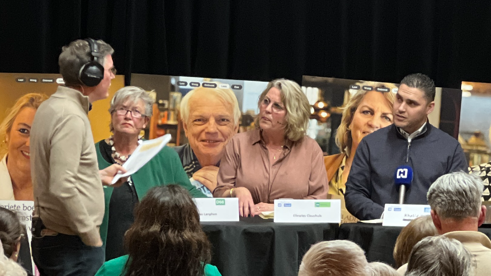 Drie lijsttrekkers in debat over duurzaamheid