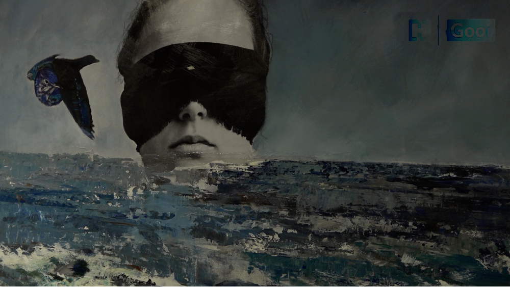 Een van de werken op de tentoonstelling 'Vrouwen samen sterker'