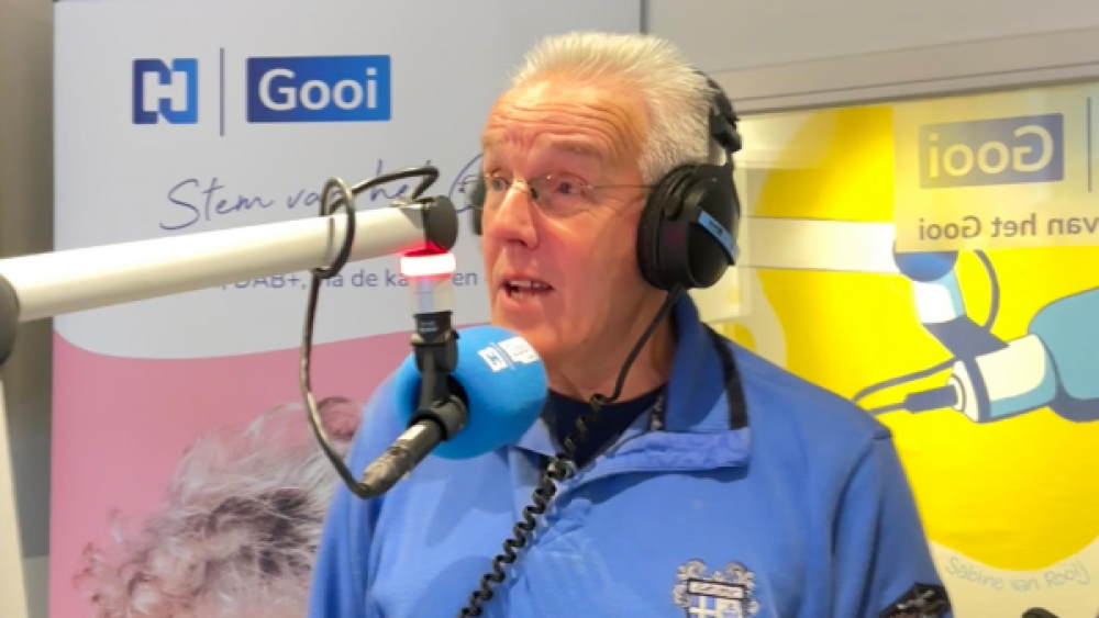 Frans Ruijter in de NH Gooi studio