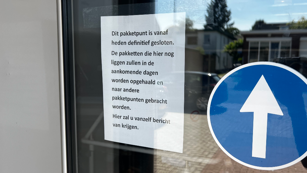 Het briefje op de deur