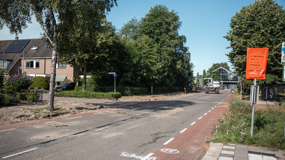 Onderhoud op de Kerklaan