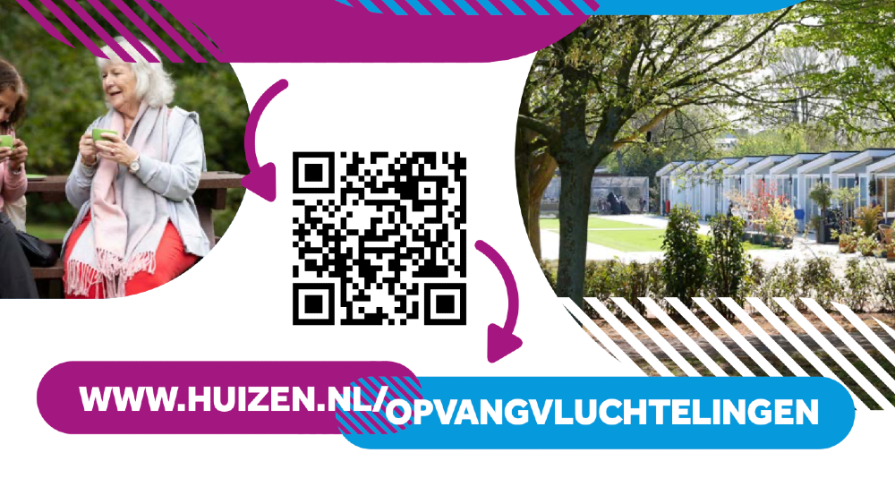 QR code Denk mee over Opvang Vluchtelingen
