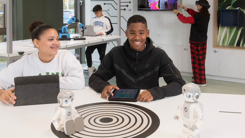 Robots bouwen in het Technolab