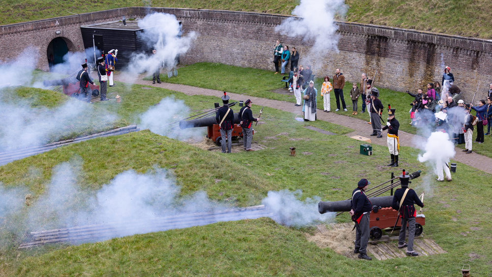 Schuttersdag in het Vestingmuseum.