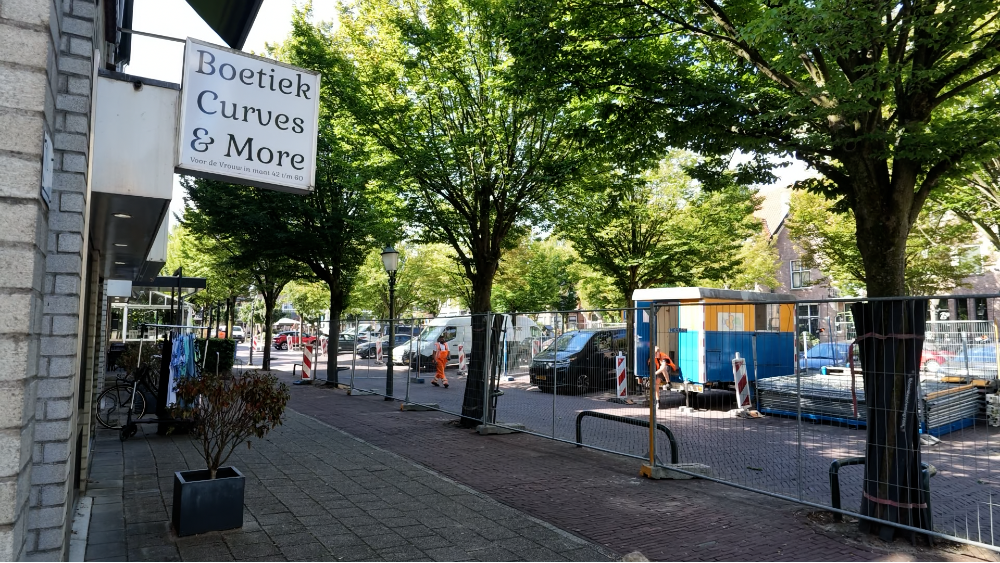 Zicht vanaf de Boetiek